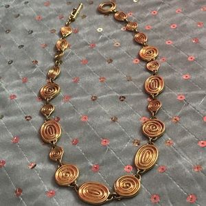 Ralph Lauren necklace gold tone